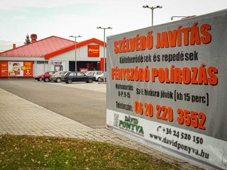 Kecskemét szélvédő javítás fényszóró polírozás